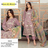 HEAVY ORGANZA WITH EMBROIDERY WORK SUIT